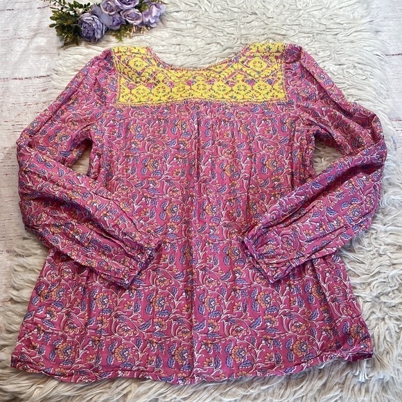 J. Crew Embroidered Cotton Voile Top in Block Print sz XS - Picture 12 of 12